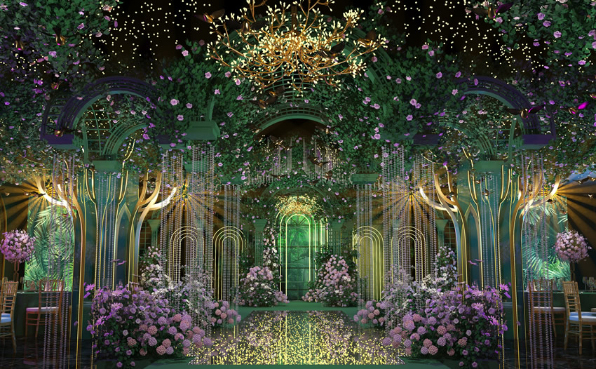 宜良奇妙森林婚礼堂效果展示